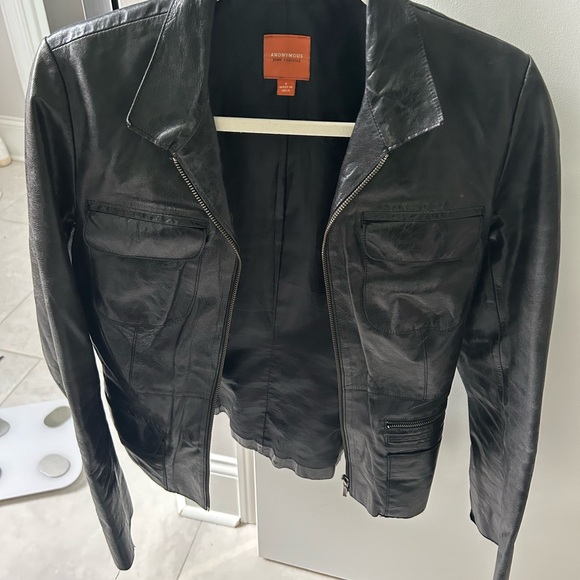 Anonymous By John Carlisle Leather Jacket - Picture 7 of 7
